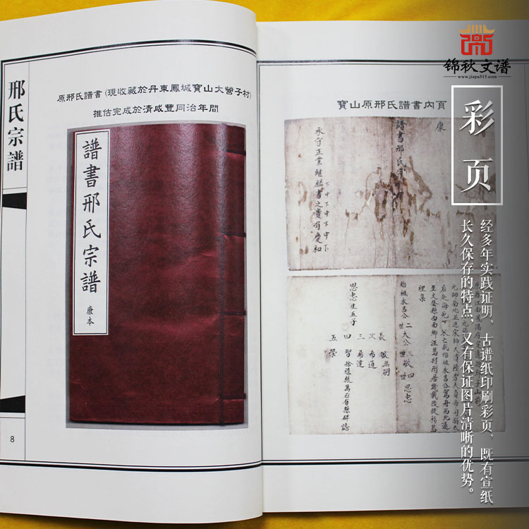 寶山原邢氏譜書內(nèi)頁圖1