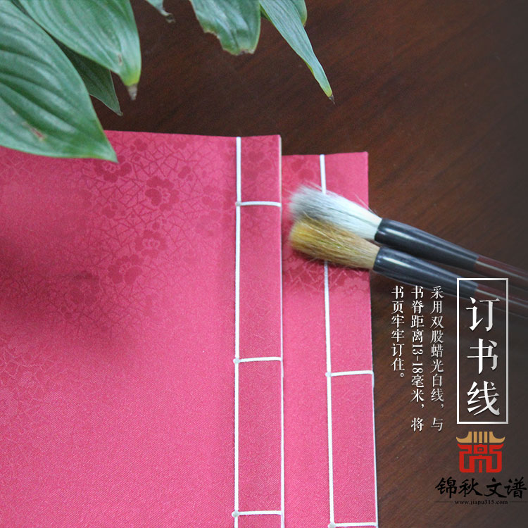 李氏家譜訂書(shū)線展示